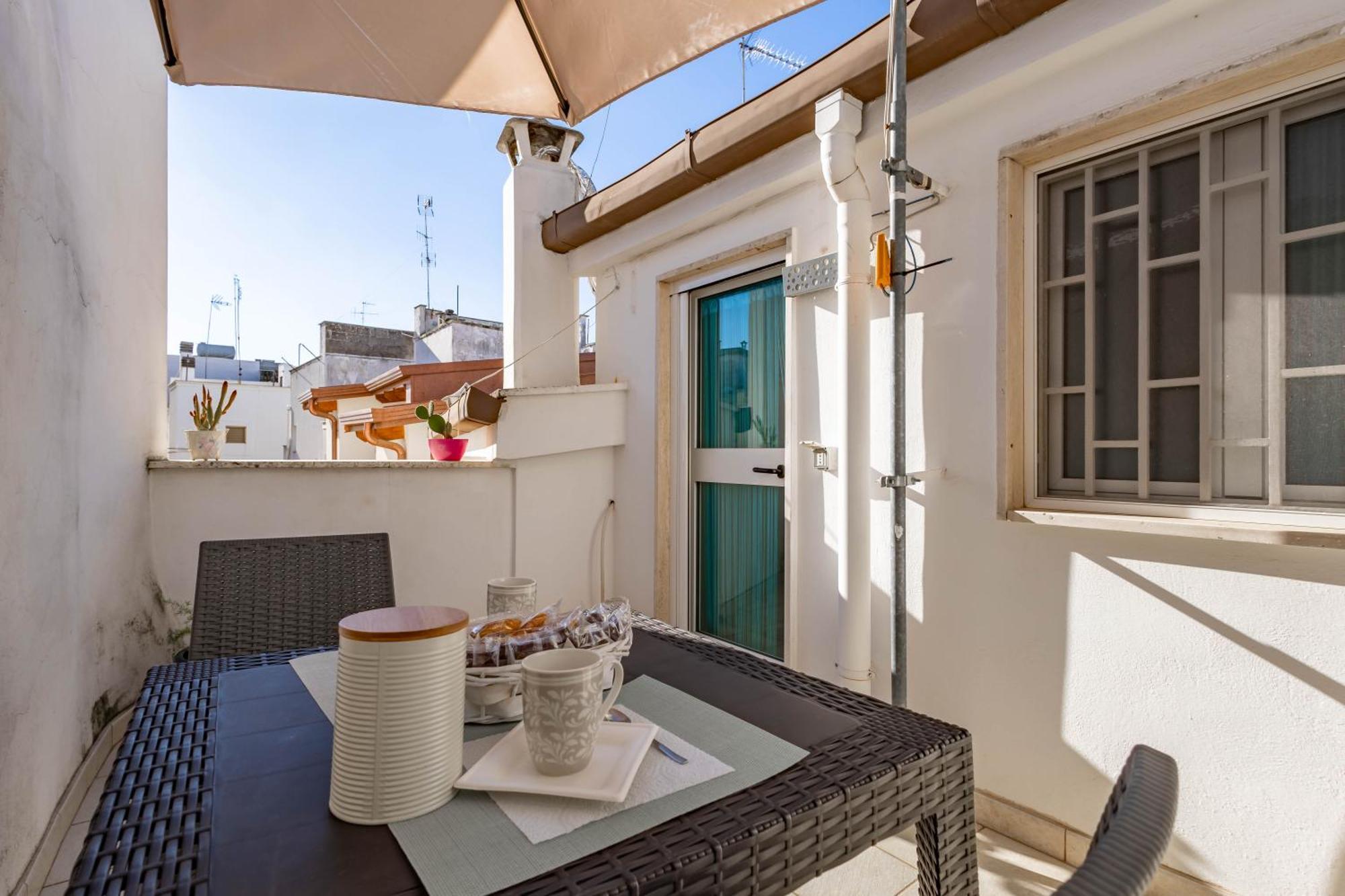 Antiche Mura Apartments"Cielo Di Puglia" -2 Matrimoniali, Cucina E Terrazzo 图里 外观 照片
